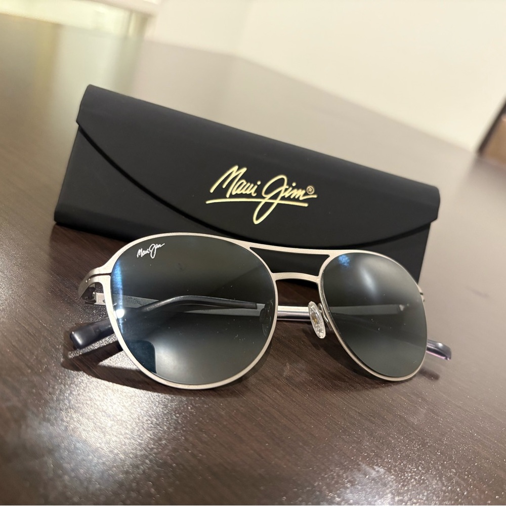Maui Jim Half Moon Polarized Round Sunglasses